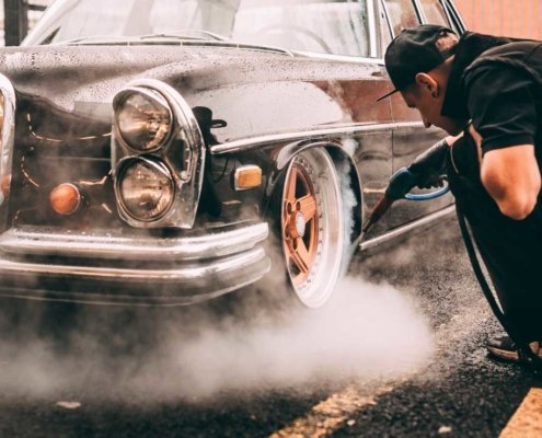 Car steam wash