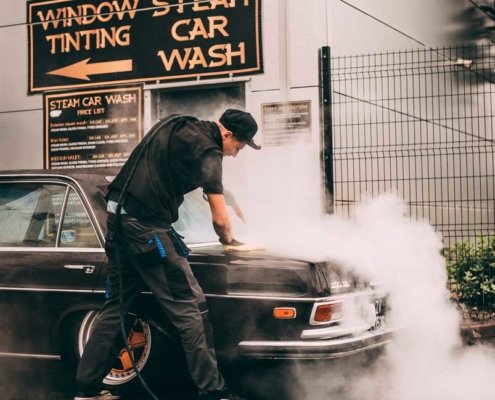 Car steam wash