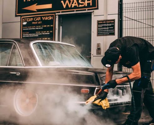 Car steam wash